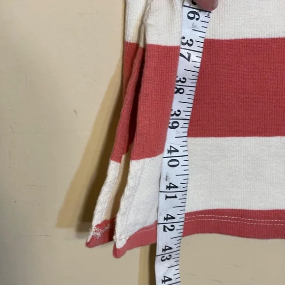 Soft Cotton  Striped Multicolor Long Sleeve Dress - Picture 10 of 10